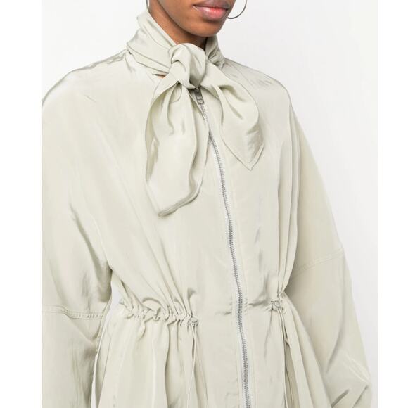 Rodebjer Leandra Over Coat Lightweight Jacket Clay Gray Grey NWT $550 XS Trench - Picture 2 of 16